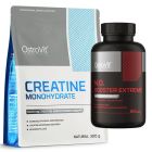 Creatine Pure + Pré Entreno N.O. Booster - 300g + 80 Caps