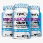 Pack 3× Magnesium + B6 – 270 comprimidos (Real Pharm)