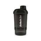 Nano Smart Shaker Transparente Biotech Negro - 300 + 150ml