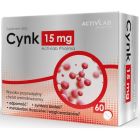 Zinc 60 x 15 mg - Bisglicinato de zinc con cobre (quelatos)